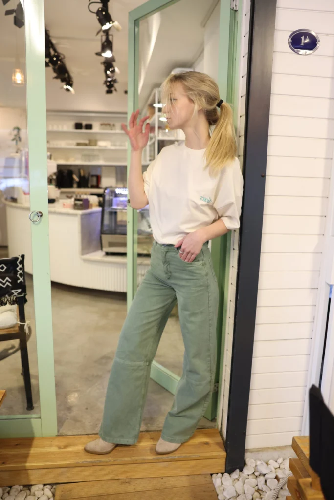 Phoebe Pant Green – görsel 1