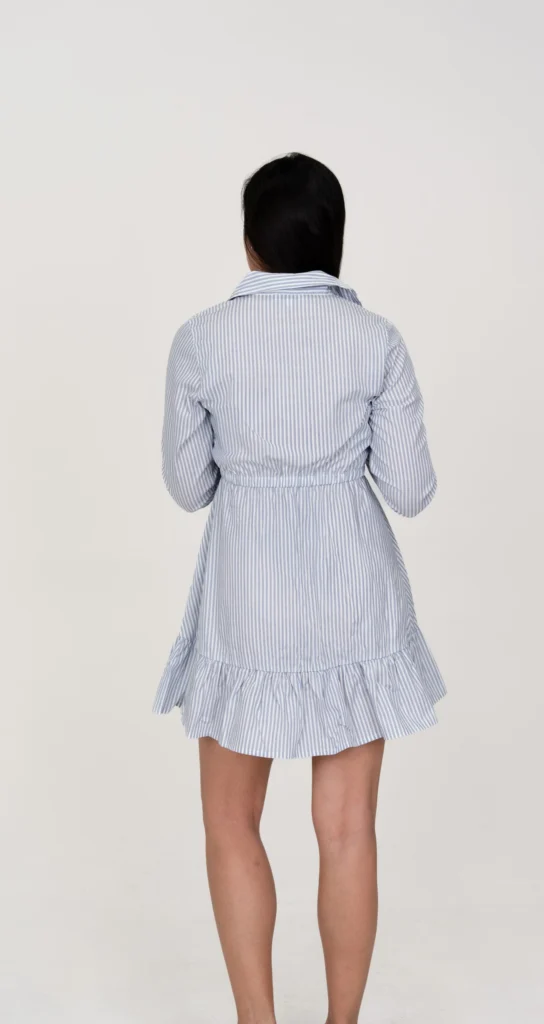 Hera Grey-Blue Dress – görsel 2
