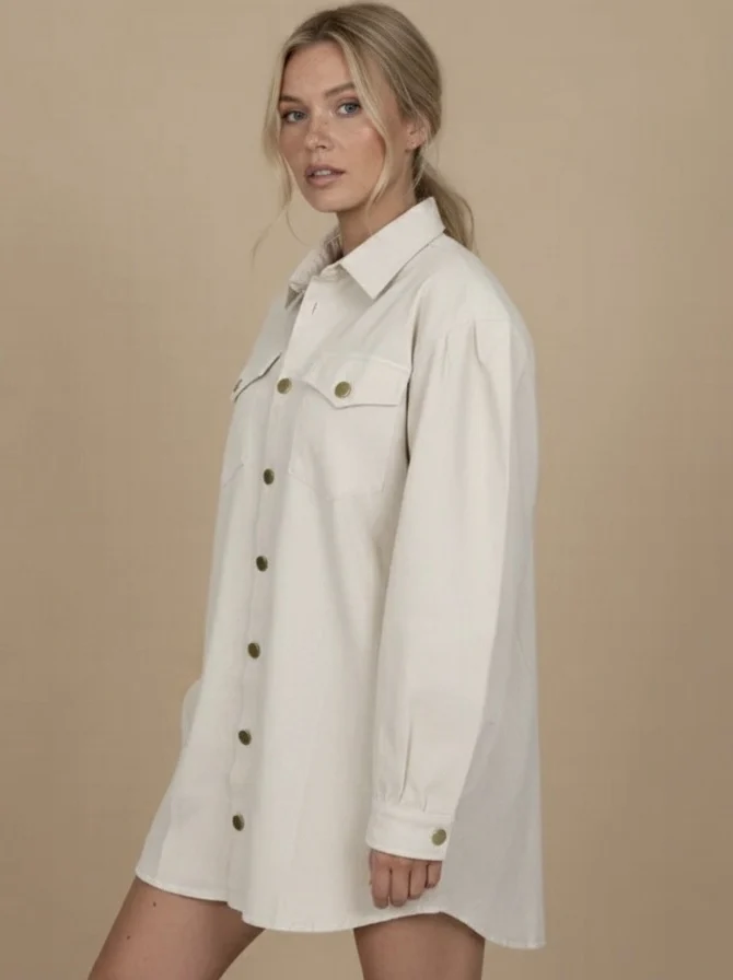 Boleyn Oversize Shirt – görsel 1