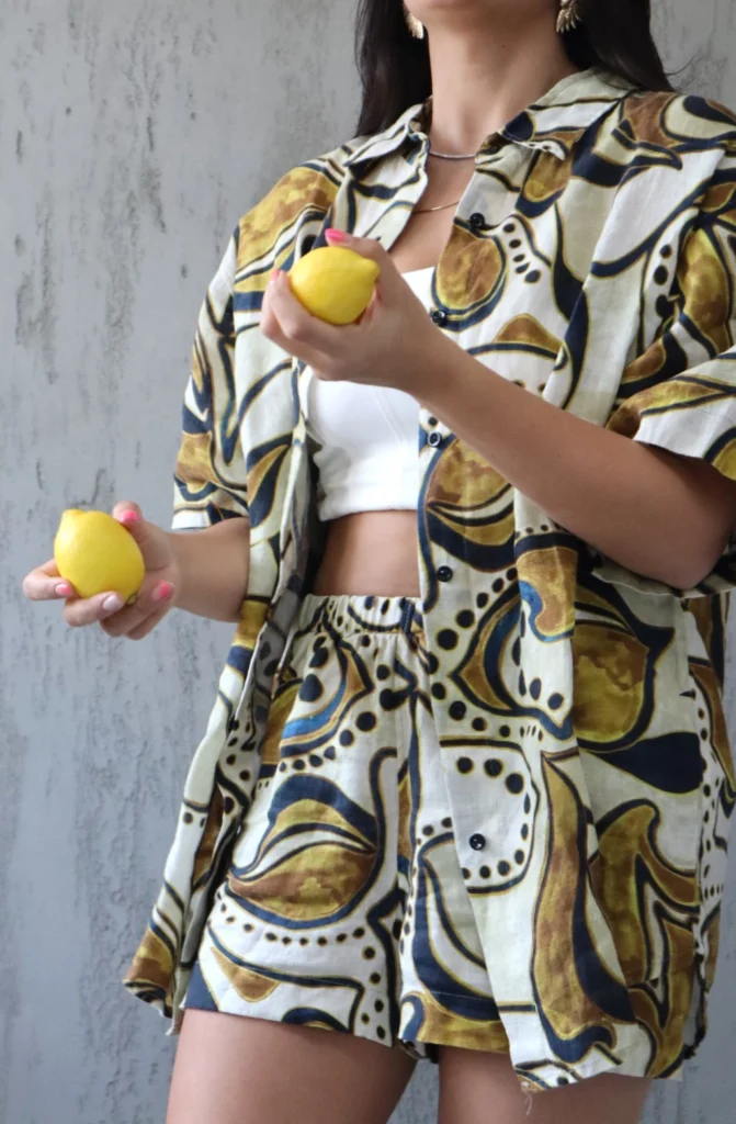 Gaia Keten Şort – görsel 4